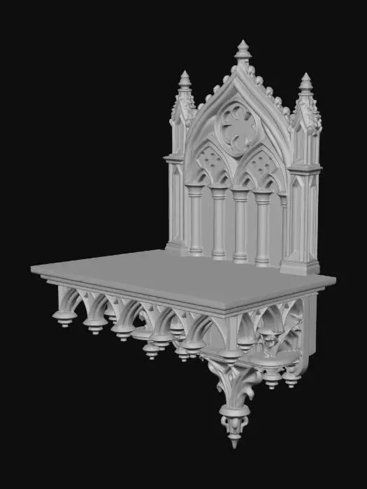 3D model for Gothic Revival Shelf