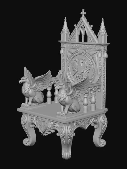 3D model for Throne of the Griffins