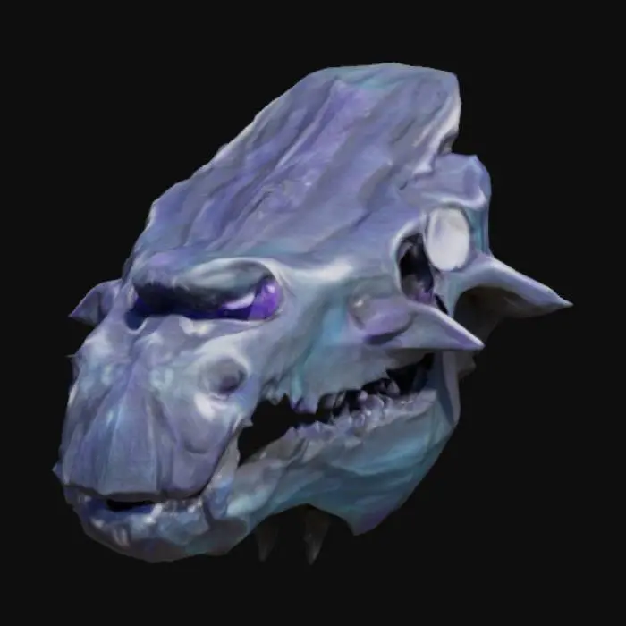 3D model for Mystic Dragon Skull