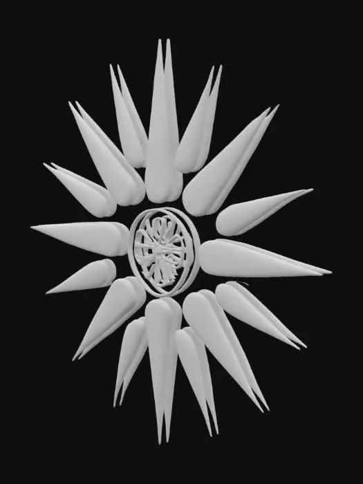 3D model for Radiant Sunburst
