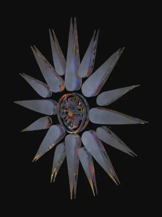 3D model for Radiant Sunburst