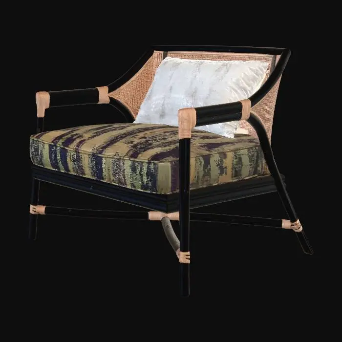 3D model for Cane-Back Lounge Chair