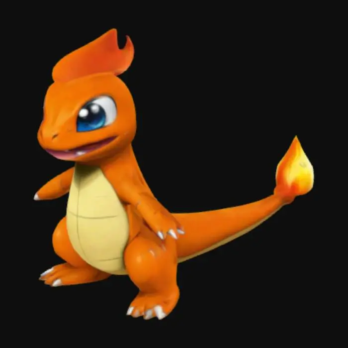 3D model for Quiero a Charmander de Pokemon