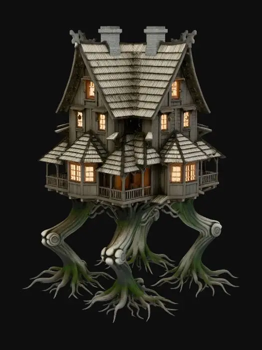 3D model for Enchanted Woodland Abode