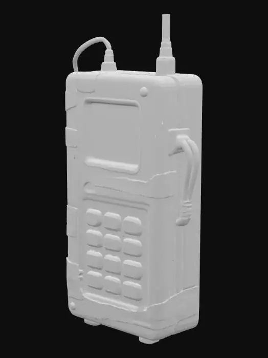 3D model for Retro Tech Communicator