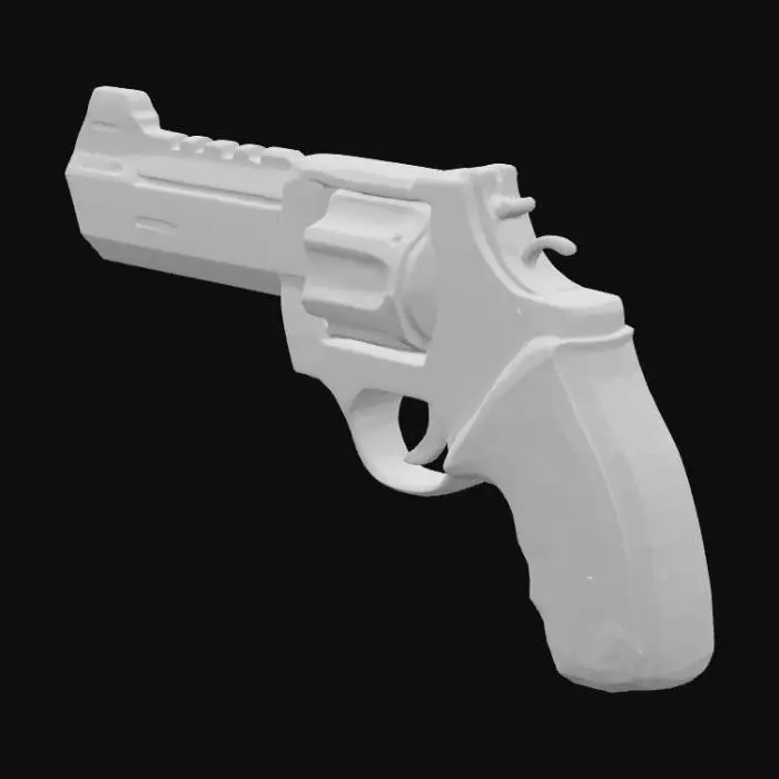 3D model for Steampunk Revolver
