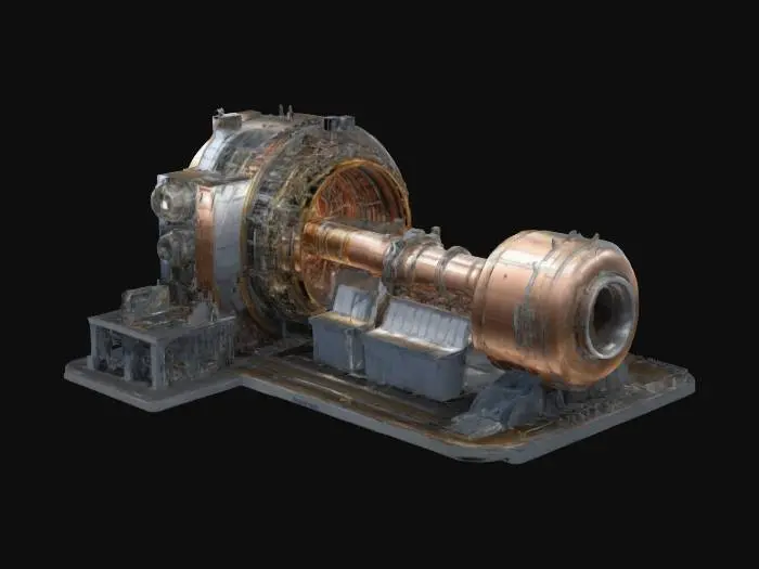 3D model for large hadron collider