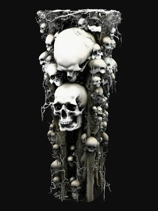 3D model for #Halloween2025#, Eternal Remains