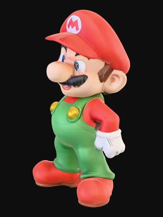 3D model for Super Mario Winking