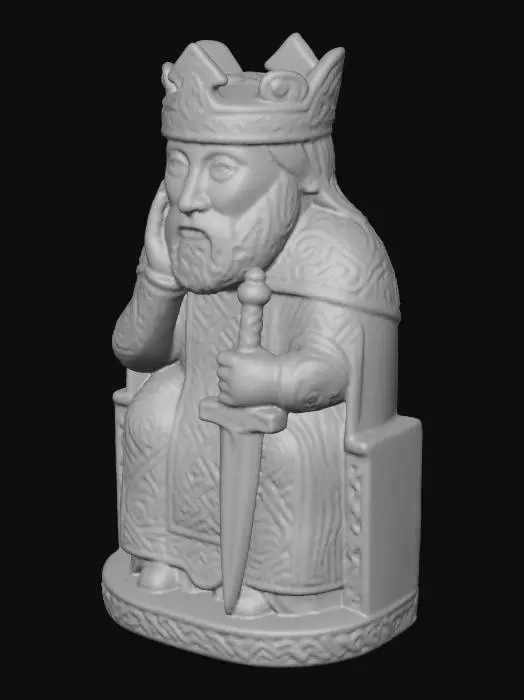 3D model for Celtic King Chess