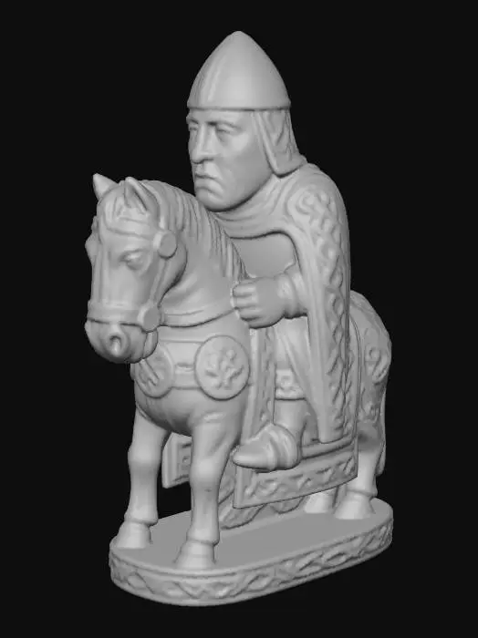 3D model for Celtic Knight Chess