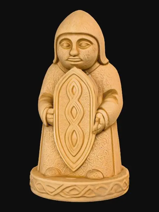 3D model for Celtic Pawn Chess