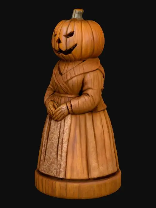 3D model for Pumpkin Queen, #Halloween2025#