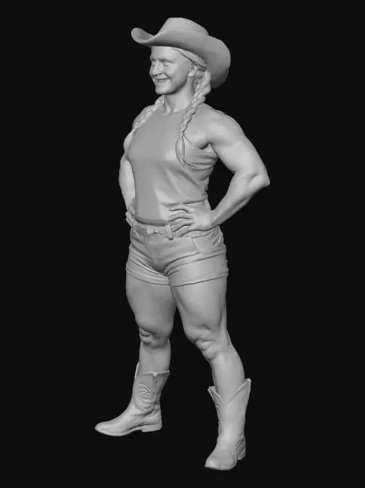 3D model for Cowgirl Strong