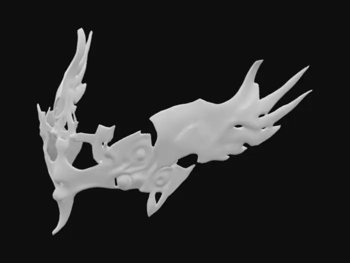 3D model for Fire Valkyrie headband
