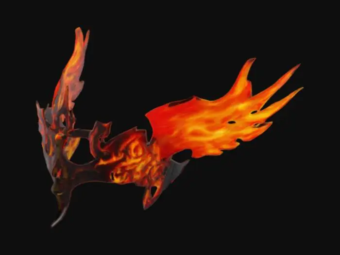3D model for Fire Valkyrie headband