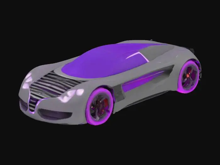 3D model for Futuristic Cruiser