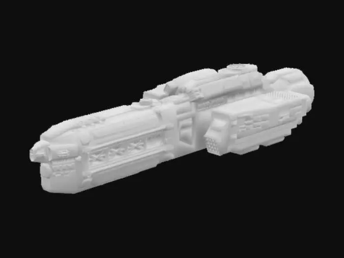 3D model for USS Adam Transport Starship