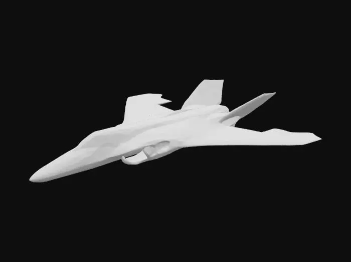 3D model for Futuristic Jet