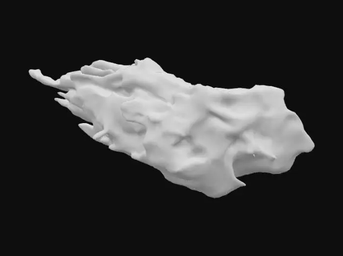 3D model for Ancient artificial asteroid