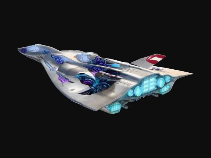3D model for Cyber Serpent Starfighter