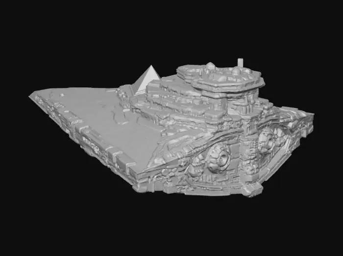 3D model for Emerald Pyramid Carrier
