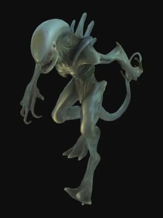 3D model for alien rake stalker