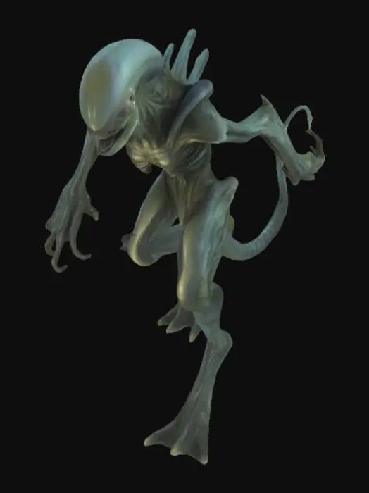 3D model for alien rake stalker