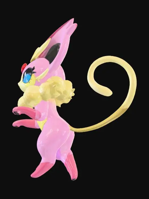 3D model for Mystical Feline Creature