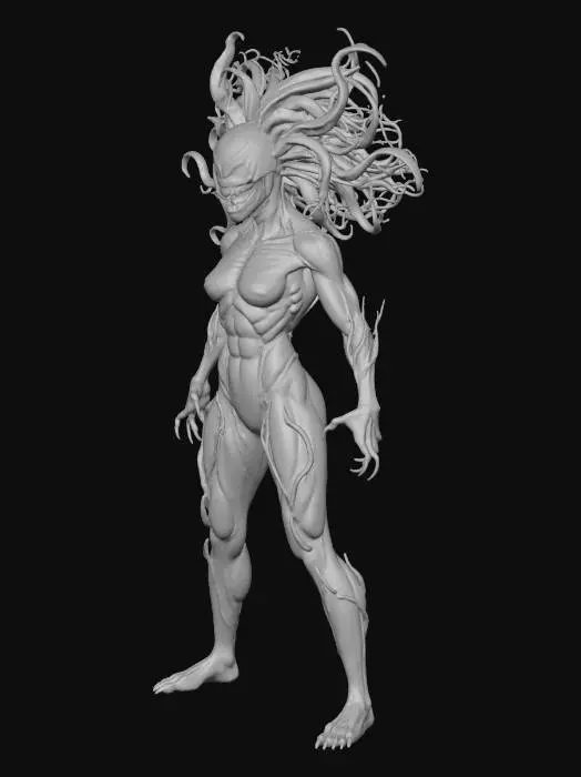 3D model for Scream Symbiote