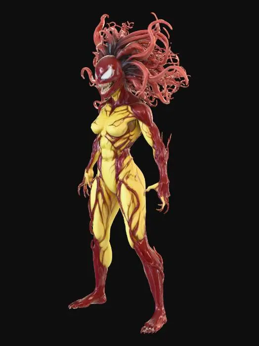 3D model for Scream Symbiote