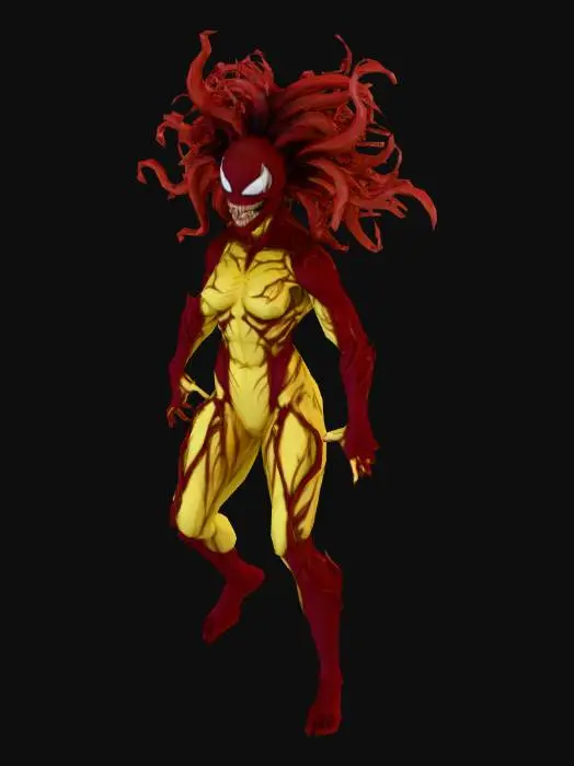 3D model for Scream Symbiote