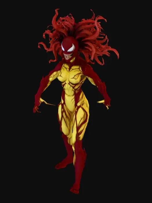 3D model for Scream Symbiote