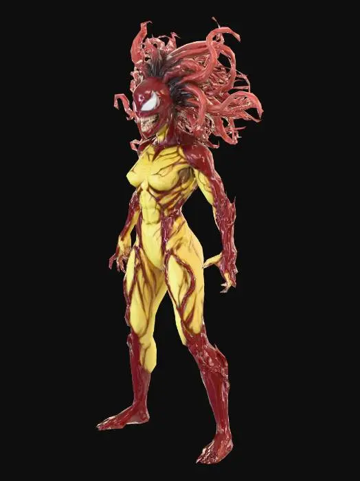 3D model for Scream Symbiote