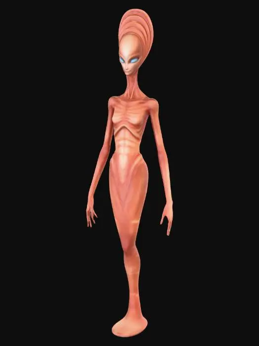 3D model for Martian Silhouette in Space