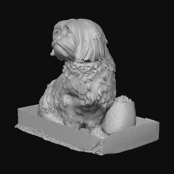 3D model for Festive Box Dog