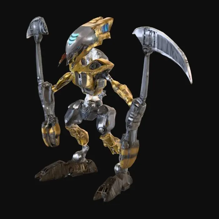 3D model for ScytheBot Warrior