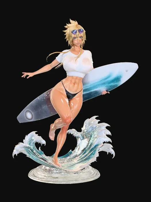 3D model for Surfer Vibes