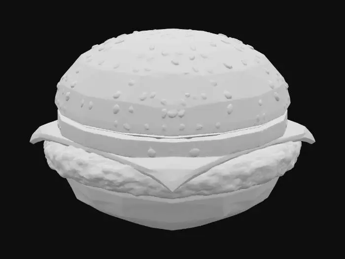 3D model for chezburger, #food#