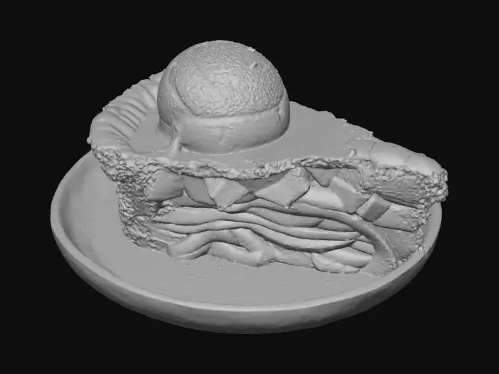 3D model for #Thanksgiving#, Apple Pie