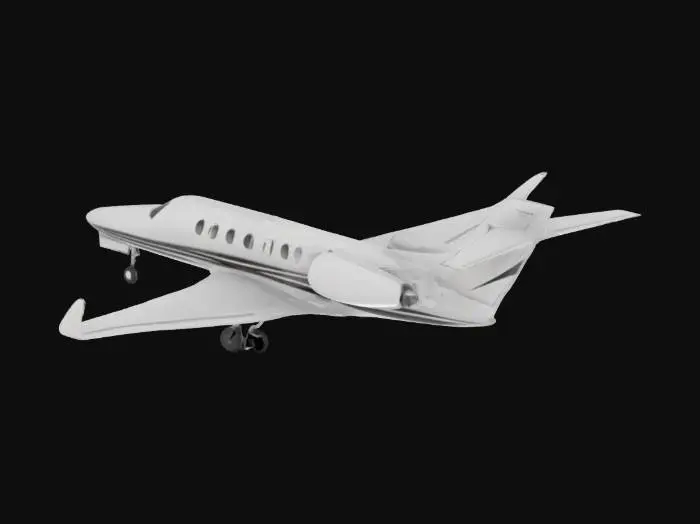3D model for Generate a 3d model of a cessna citation jet ready to print