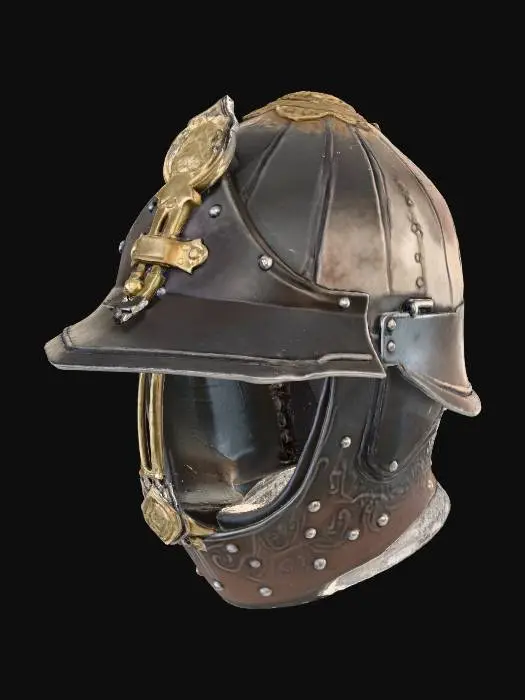 3D model for Steel Helm with Insignia