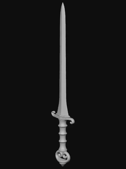 3D model for Cold Light Blade Short Sword