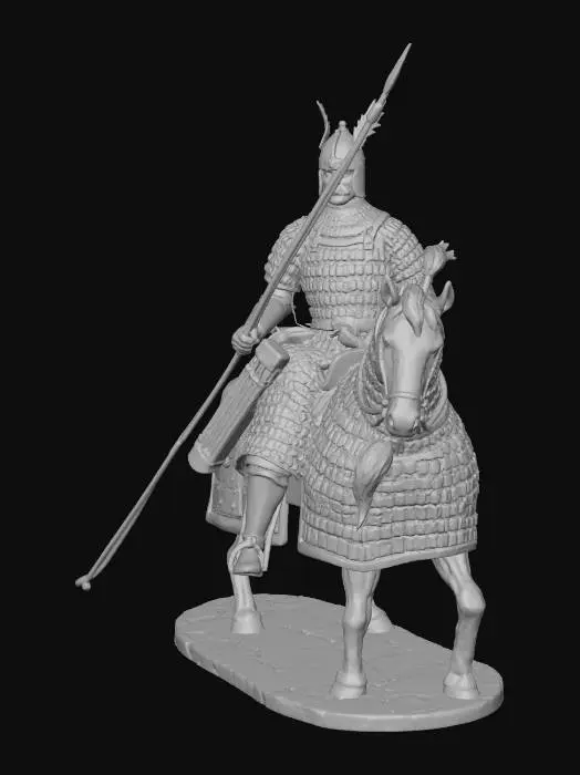 3D model for Ancient Turks Cavalry