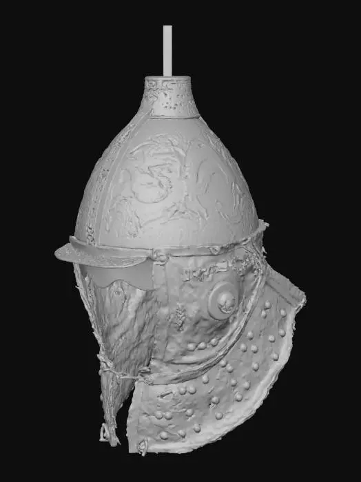 3D model for Dragon Warrior Helmet