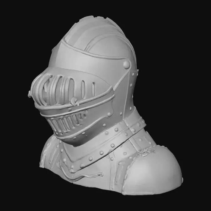 3D model for Knight's Visor helmet