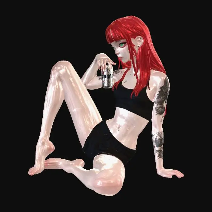 3D model for Crimson Moonlit Beach