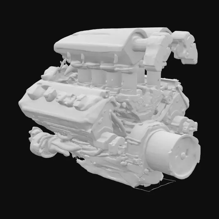3D model for Ferrari F136 Engine 