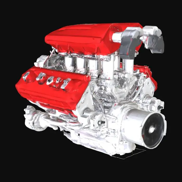 3D model for Ferrari F136 Engine 