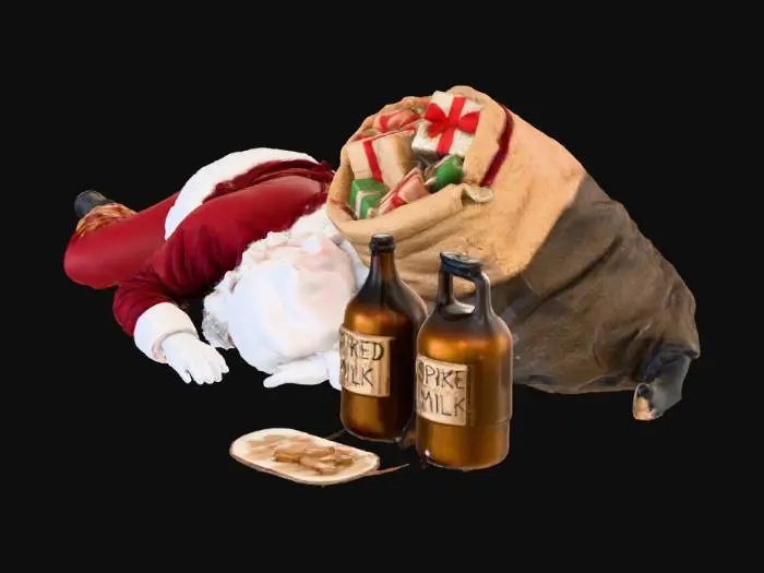 3D model for Santa's Overindulgence